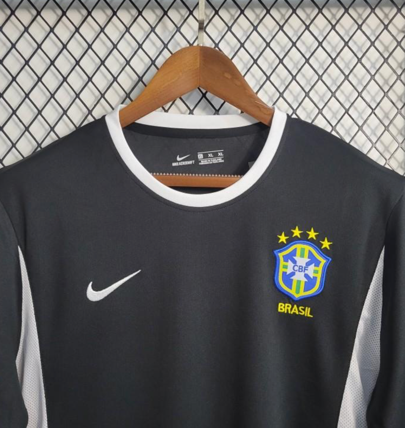 Retro 2002 Brazil Black Goalkeeper Jersey