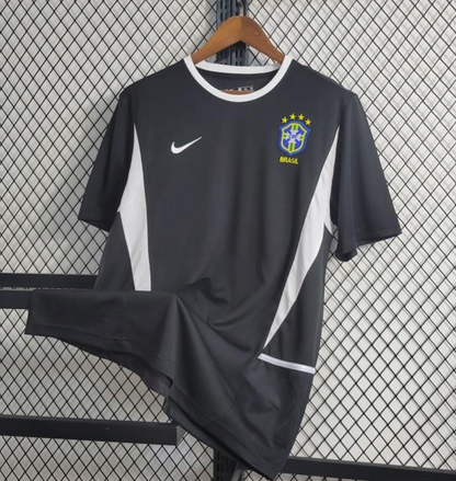 Retro 2002 Brazil Black Goalkeeper Jersey