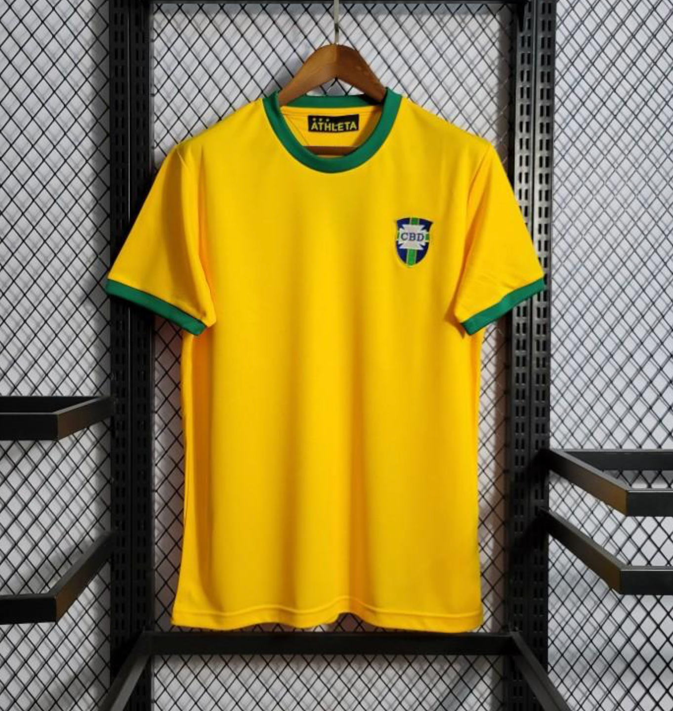 Retro 1970/1972 Brazil Home Jersey