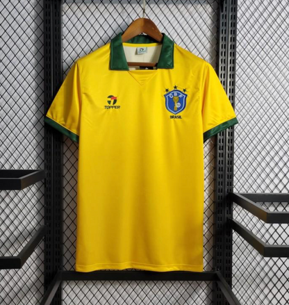 Retro 1988/1990 Brazil Home Jersey