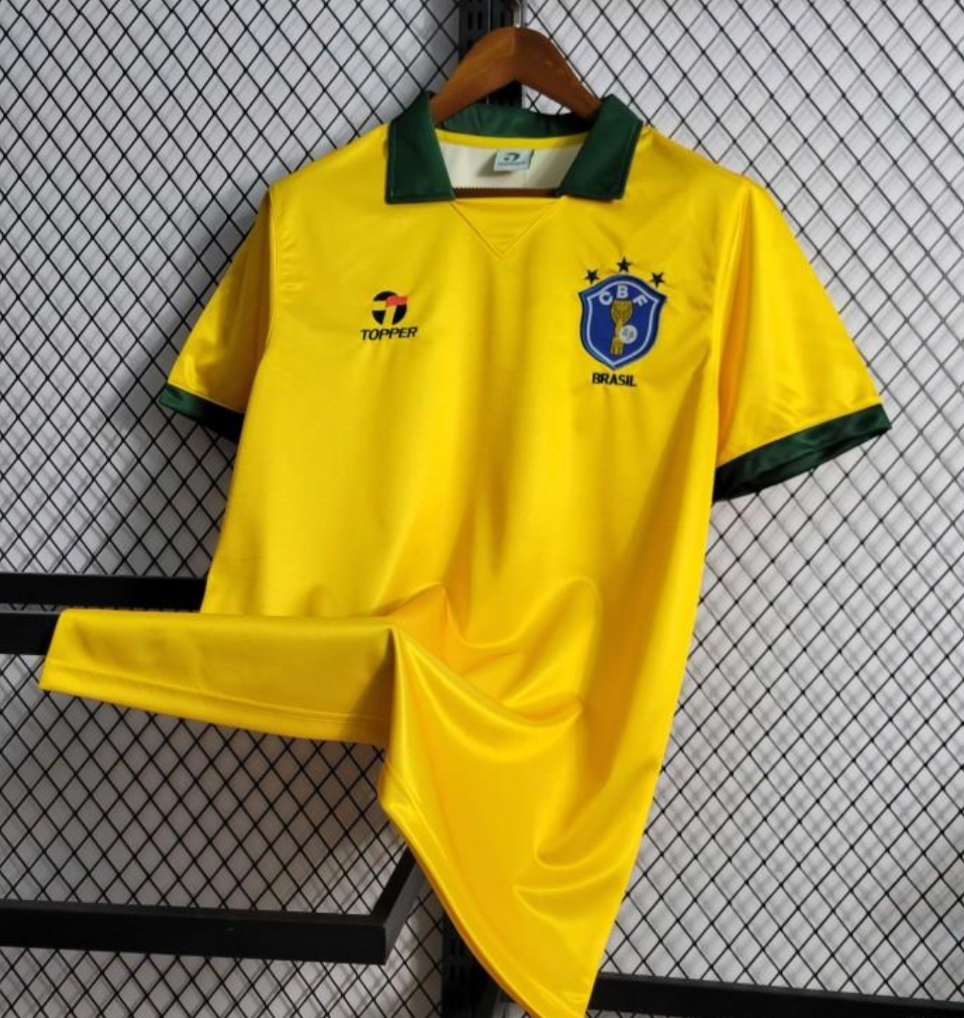 Retro 1988/1990 Brazil Home Jersey