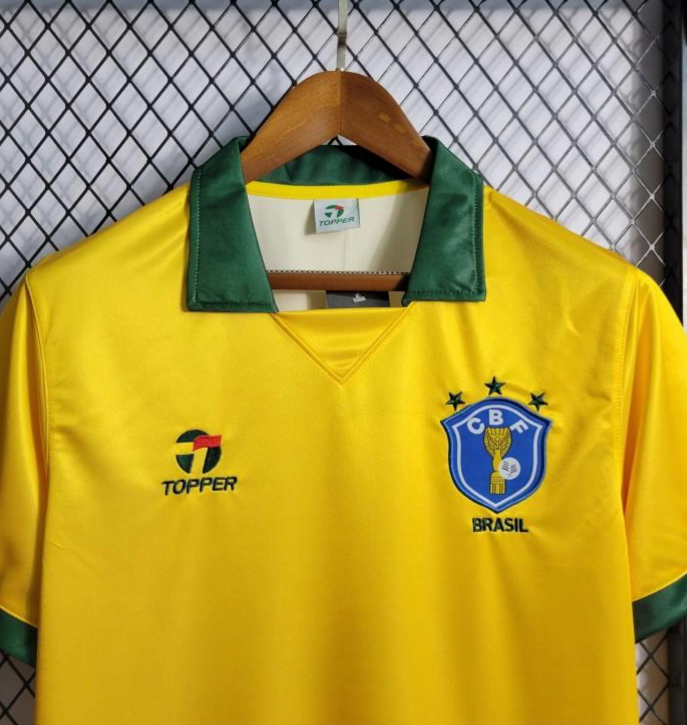 Retro 1988/1990 Brazil Home Jersey