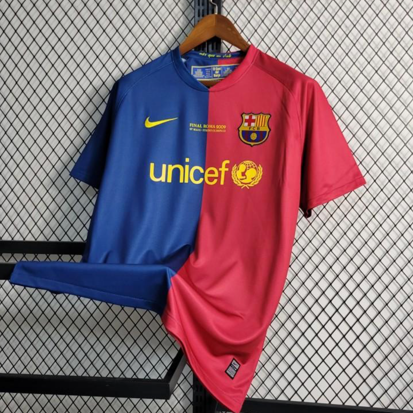 Retro 08/09 Barcelona Home Soccer Jersey