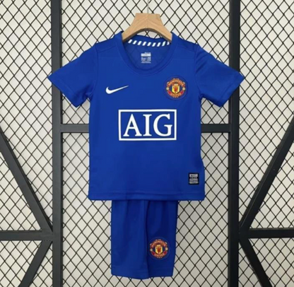 Retro 24/25 Kids Manchester United Third Blue Jersey