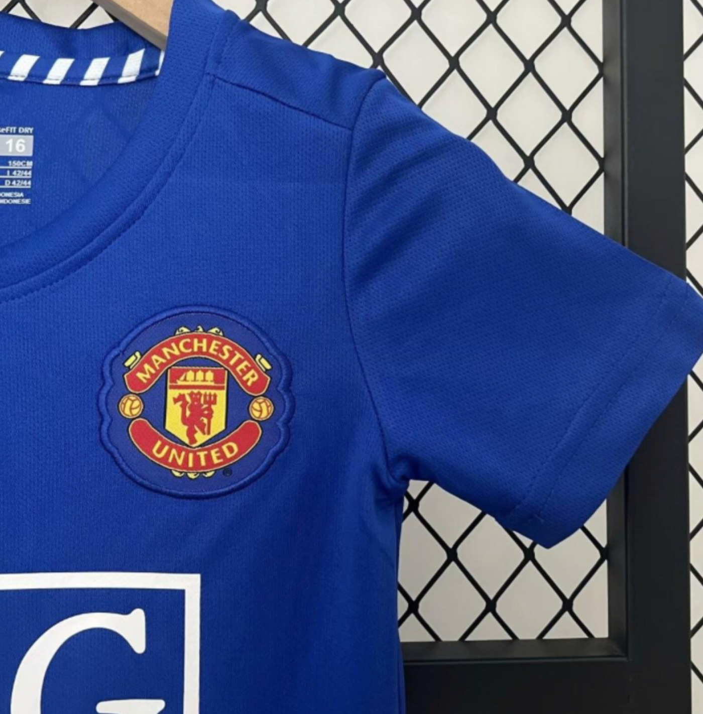 Retro 24/25 Kids Manchester United Third Blue Jersey