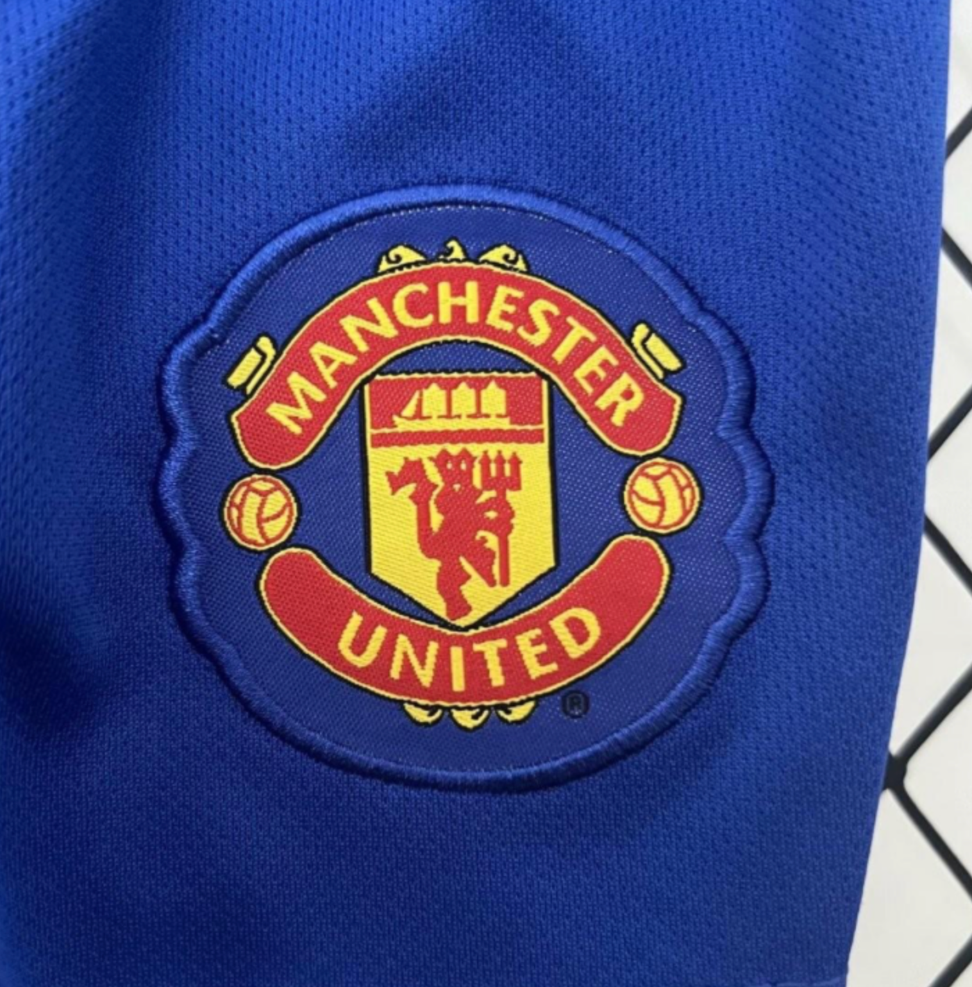 Retro 24/25 Kids Manchester United Third Blue Jersey