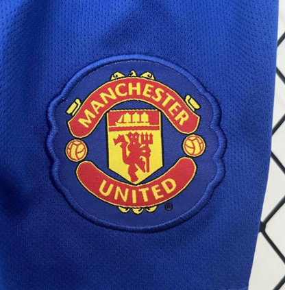 Retro 24/25 Kids Manchester United Third Blue Jersey