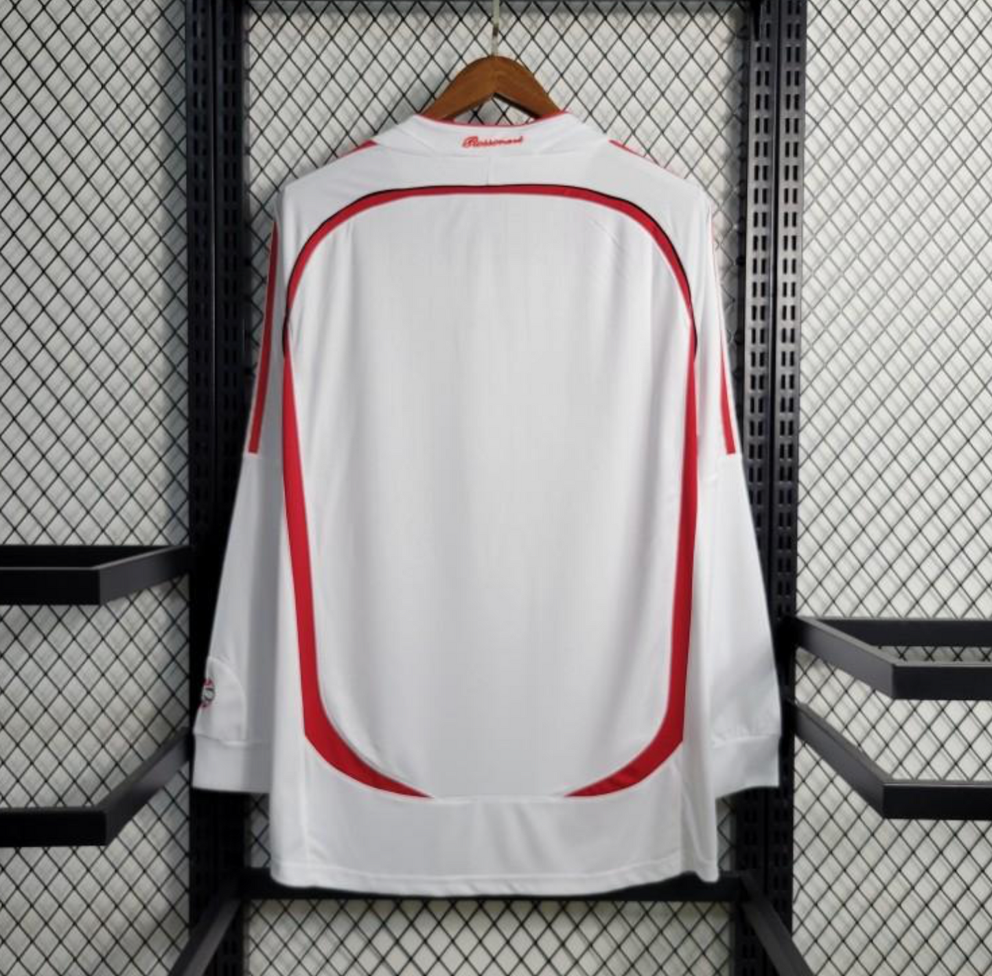 Retro 2006-07 AC Milan Away White Long Sleeve Jersey