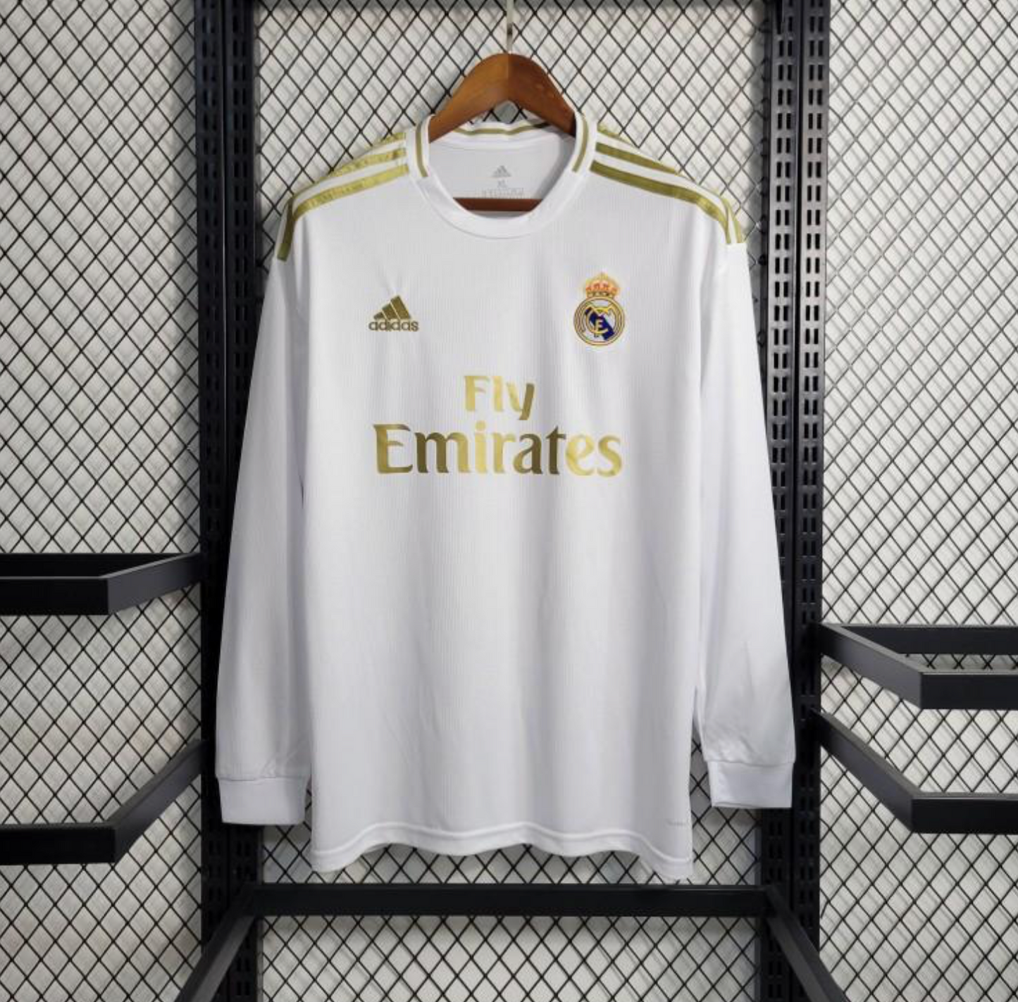 Retro 19/20 Real Madrid Home Long Sleeve Jersey