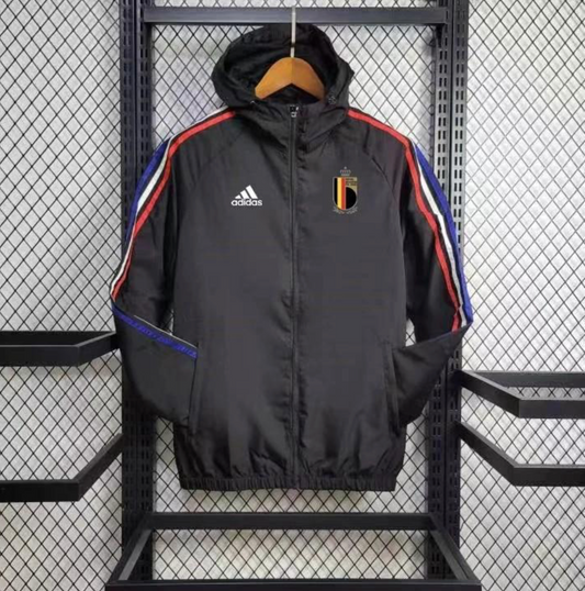 2024 Belgium Black Windbreaker