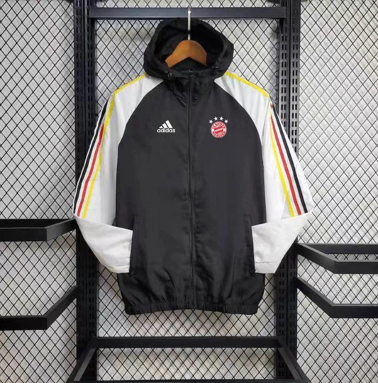 24/25 Bayern Munich Black/White Windbreaker