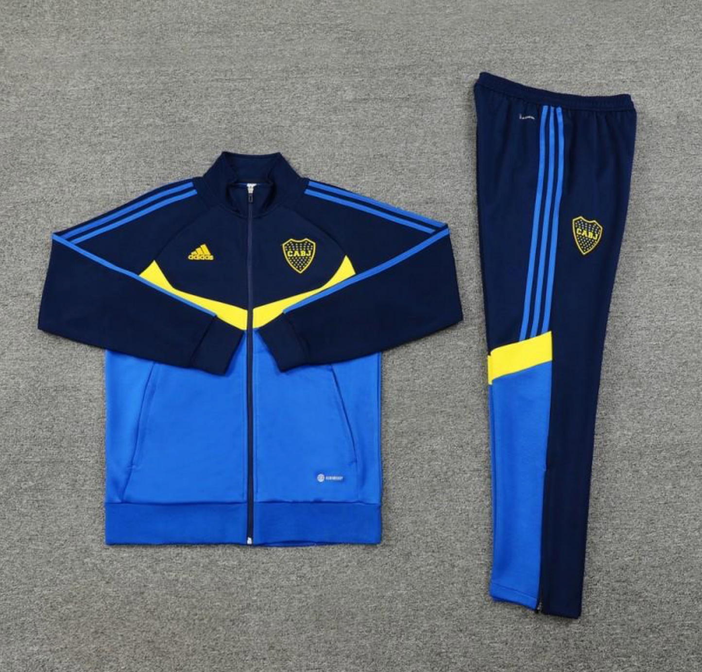 24/25 Boca Juniors Navy/Blue Full Zipper Jacket + Long Pants