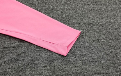 24/25 Manchester City Pink Half Zipper Jacket + Long Pants