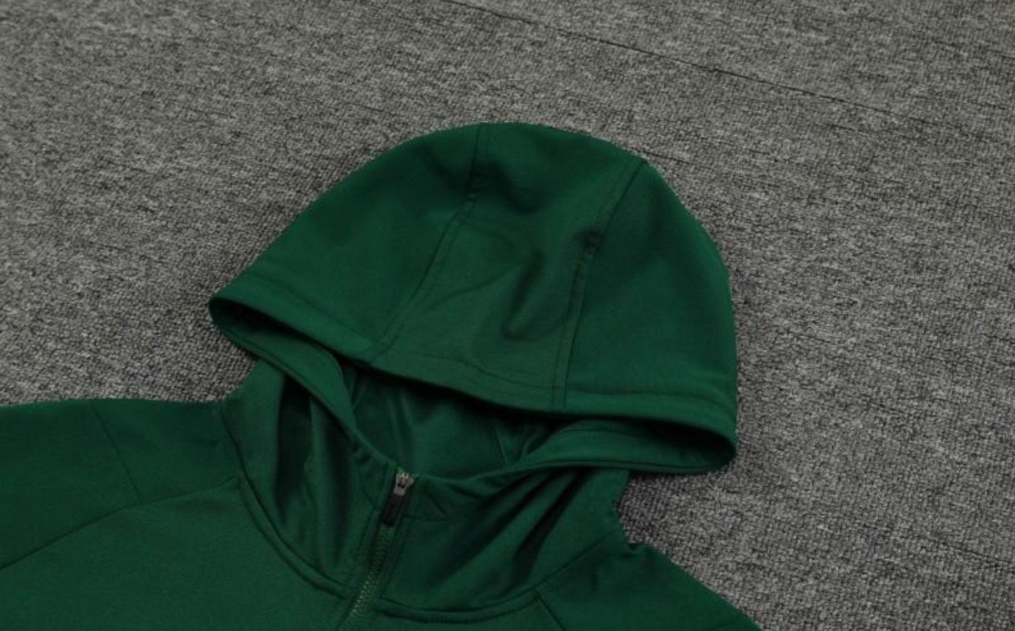 2024 Algeria Green Hoodie Full Zipper Hoodie Jacket + Pants