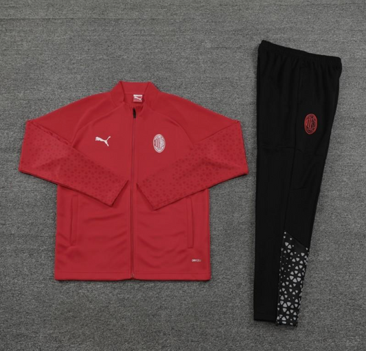 23/24 AC Milan Full Zipper Jacket + Pants