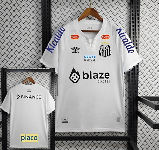 24/25 Santos Home Jersey + All Sponsors