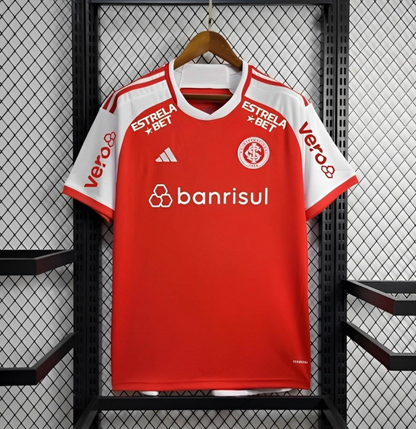 24/25 SC Internacional Home Jersey With Full Sponsors