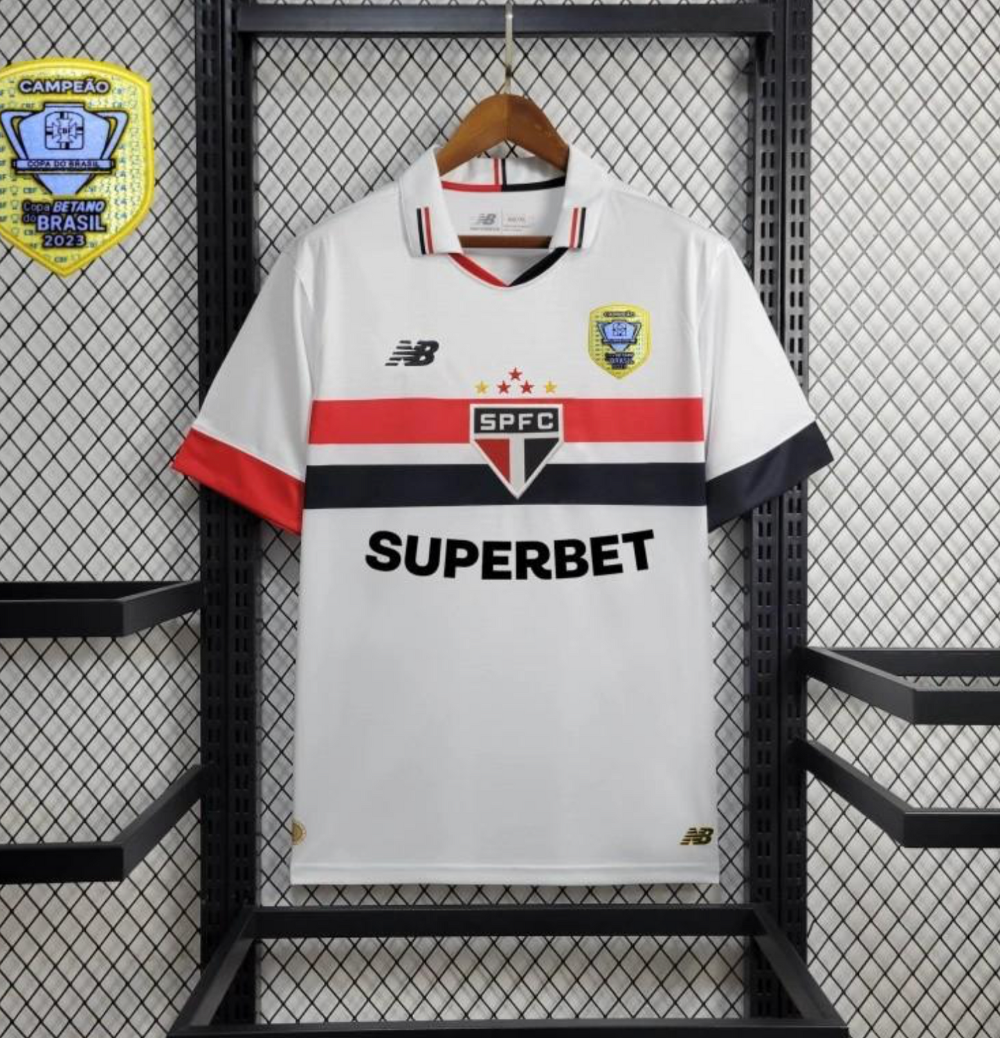 24/25 Sao Paulo Home Jersey + All Sponsors