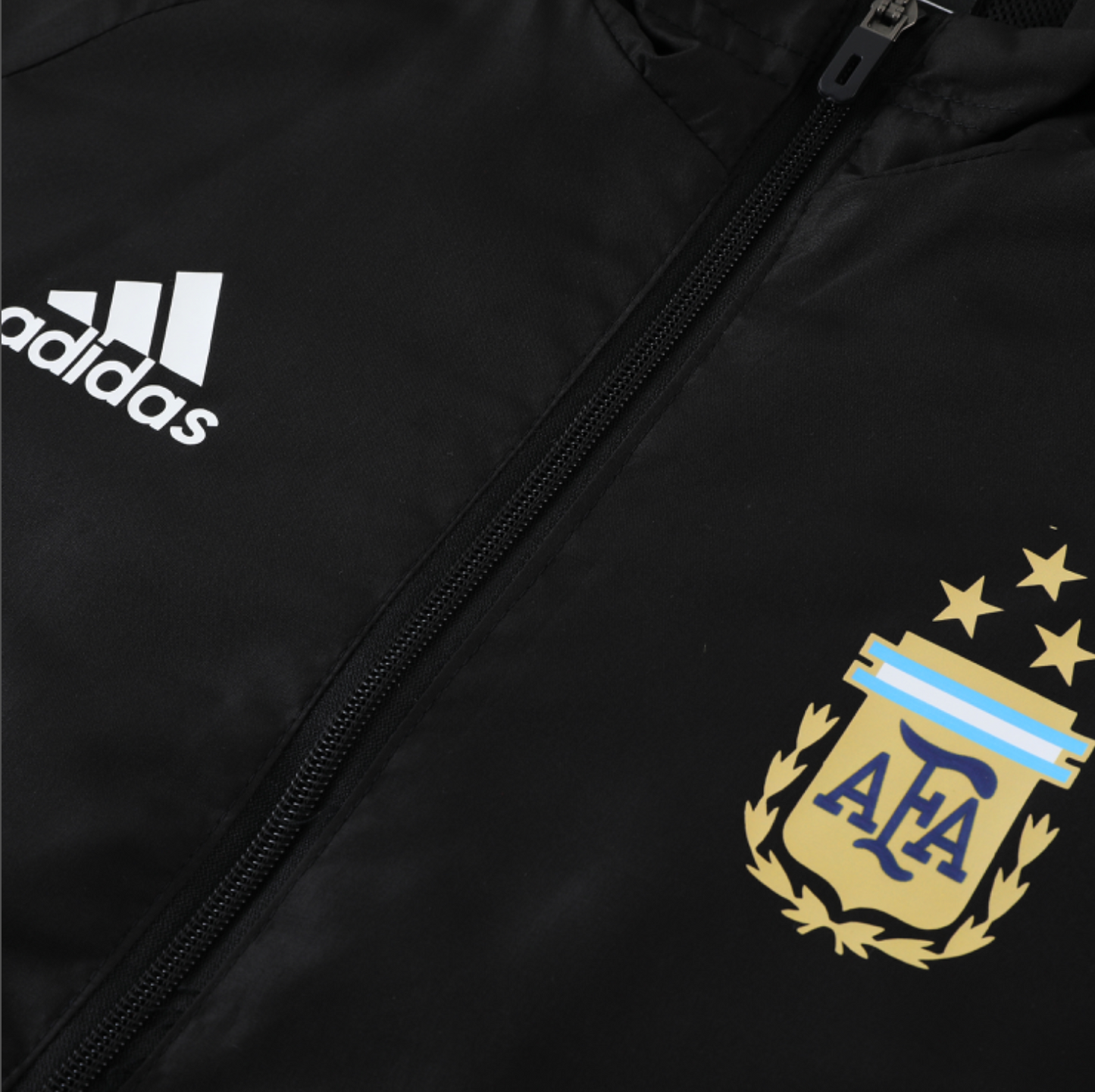 2023 Argentina Black Windbreaker