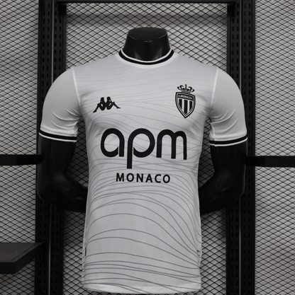 24/25 AS Monaco 100th Anniverasy Special Edition White Jersey