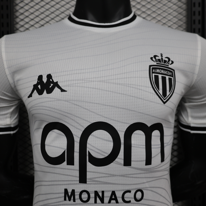 24/25 AS Monaco 100th Anniverasy Special Edition White Jersey