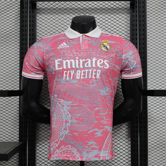 24/25 Real Madrid Pink Dragon Special Jersey