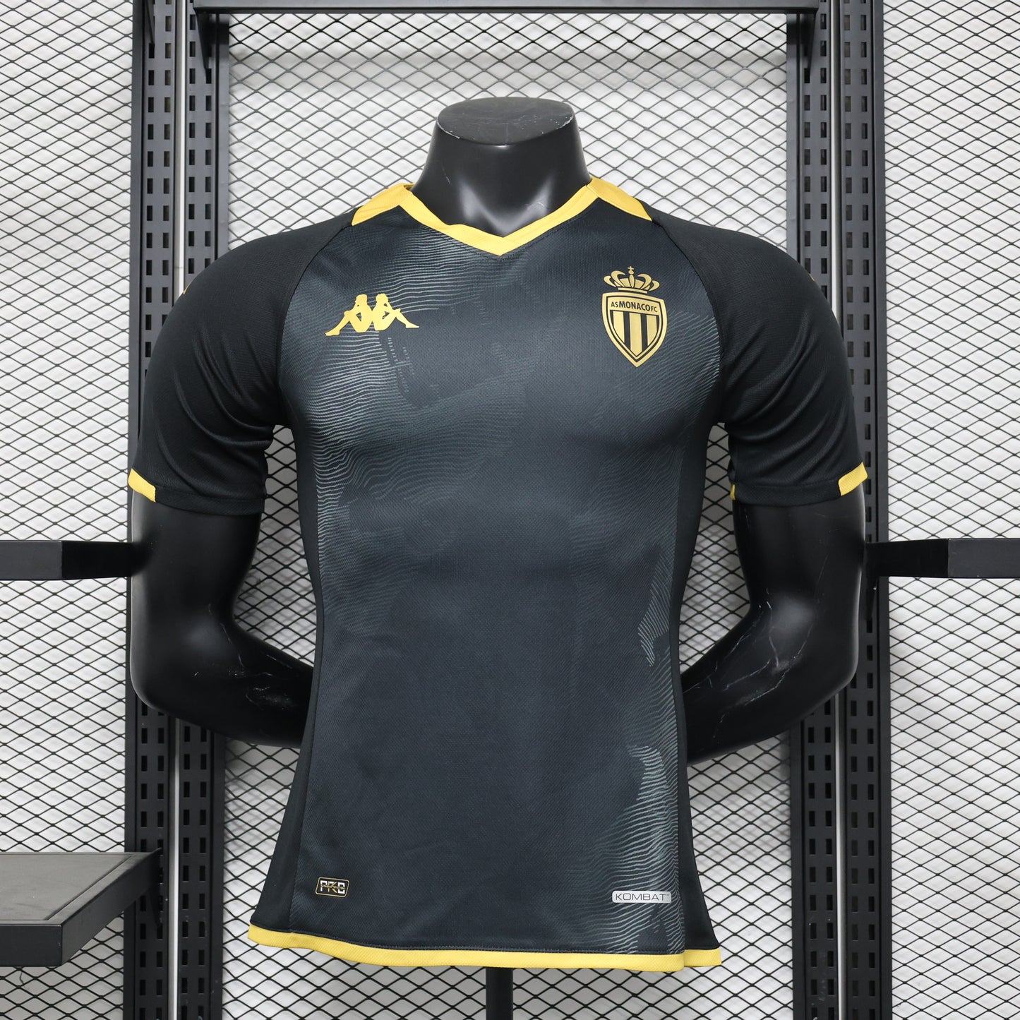 23/24 AS Monaco Third Black Jersey