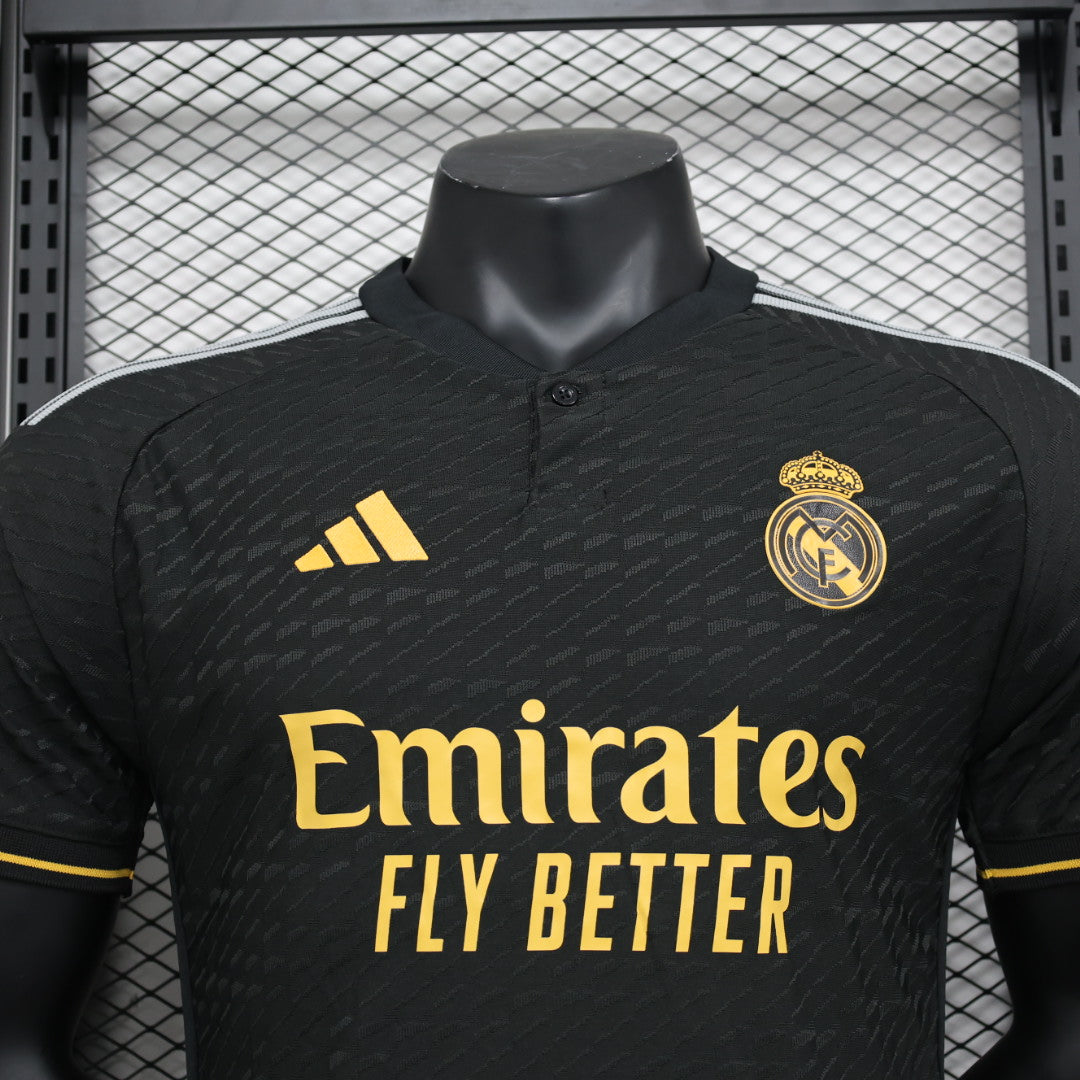 23/24 Real Madrid Black Third Jersey