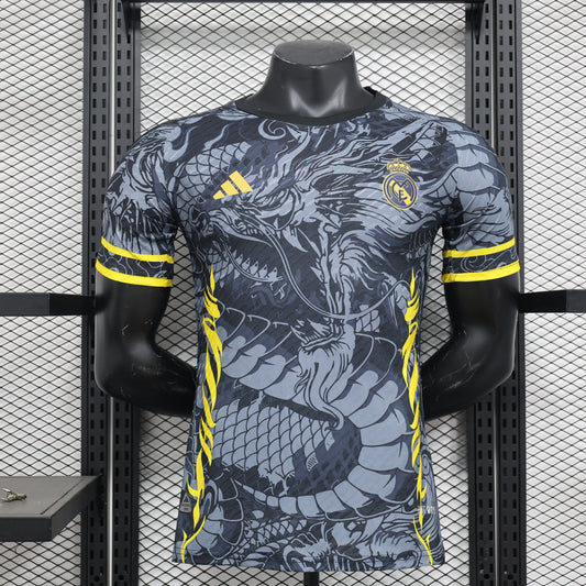 24/25 Real Madrid Black/Yellow Dragon Special Jersey